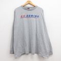 ナイキ 00s 長袖Tシャツ KU ROWING グレー XL | 古着