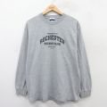 リーボック 00s 長袖Tシャツ ROCHESTER グレー XL | 古着