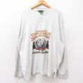 ボストントレーダース 00s 長袖ヘンリーネックTシャツ グレートスモーキーマウンテンズ グレー XL | 古着