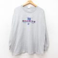 リー 00s 長袖Tシャツ ニューヨークジャイアンツ グレー XL | 古着