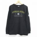 ピッツバーグスティーラーズ 00s 長袖Tシャツ NFL ブラック XL | 古着