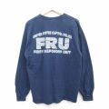 FRU 00s 長袖Tシャツ ネイビー L | 古着