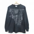長袖Tシャツ アーチェリー ブラック L | 古着