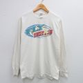 フルーツオブザルーム 00s 長袖Tシャツ FLY THRIVING 生成り ベージュ M | 古着
