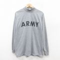 00s 長袖Tシャツ ミリタリー グレー XL | 古着