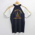 S★古着 半袖 ビンテージ Tシャツ メンズ 70年代 70s SCHOOL ラグラン クルーネック USA製 紺他 ネイビー 25jul19 中古