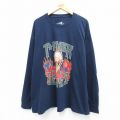 T MARK 長袖Tシャツ 野球 ネイビー XL | 古着