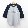 00s 7分袖Tシャツ Coast guardラグラン グレー M | 古着