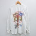 90s 長袖Tシャツ ARMYプリント ホワイト XL | 古着