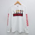 XL★古着 長袖 Tシャツ メンズ ピーナッツ スヌーピー SNOOPY チャーリーブラウン コットン クルーネック 白 ホワイト 25jul26 中古
