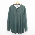 セントジョンズベイ 90s 長袖Tシャツ ワンポイントロゴ グリーン XL | 古着