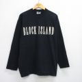 SPIRIT 90s 長袖Tシャツ ブロックアイランド ブラック XL | 古着