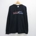 00s 長袖Tシャツ PATRIOTプリント ブラック XL | 古着