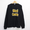 00s 長袖Tシャツ スティールカーテン ブラック XL | 古着
