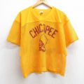 ラッセル 80s 半袖Tシャツ フットボール イエロー XL | 古着