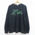 00s 長袖Tシャツ ZX ブラック XL | 古着