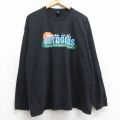 00s 長袖Tシャツ アウトドア ブラック XL | 古着