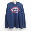 フルーツオブザルーム 00s 長袖Tシャツ チャンピオンズサッカーシティ ネイビー XL | 古着