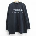 90s 長袖Tシャツ 310 MOTORING ブラック XL | 古着