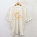 L★古着 半袖 ビンテージ Tシャツ メンズ 80年代 80s Grace Assembly 25 メッシュ地 Vネック 生成り 25aug30 中古