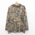 90s 長袖Tシャツ モッシーオーク ブラウン迷彩 XL | 古着