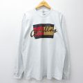 XL★古着 フルーツオブザルーム 長袖 ビンテージ Tシャツ メンズ 90年代 90s Gorillas 大きいサイズ クルーネック USA製 薄グレー 霜降り 25nov26