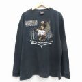 00s 長袖Tシャツ ルーニーテューンズ ブラック XL | 古着
