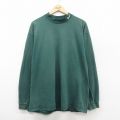 ナイキ 90s 長袖Tシャツ ワンポイント グリーン XL | 古着