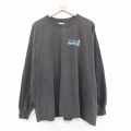 XL★古着 長袖 ビンテージ Tシャツ メンズ 00年代 00s Ferrous Machining 大きいサイズ コットン クルーネック 黒 26jan26