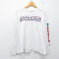 XL★古着 長袖 ビンテージ ロック バンド Tシャツ メンズ 80年代 80s ブライアンアダムス クルーネック 白 26mar10