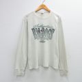 XL★古着 長袖 サーマル Tシャツ メンズ ビッグドッグス クルーネック 白系 26apr02