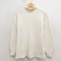 L★古着 長袖 ビンテージ サーマル Tシャツ メンズ 00年代 00s ミリタリー CWU-44/P ハイネック モックネック USA製 生成り 26apr06