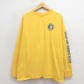 XL★古着 アディダス adidas 長袖 ビンテージ Tシャツ メンズ 00年代 00s ボストンマラソン 大きいサイズ コットン USA製 黄 26apr06