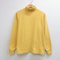 90s 長袖Tシャツ タートルネック イエロー XL | 古着