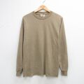カベラス 80s 長袖サーマルTシャツ ベージュ M | 古着