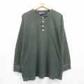ラルフローレン 90s 長袖Tシャツ ワンポイントロゴ グリーン XL | 古着