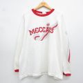90s 長袖Tシャツ MECCA ホワイト XL | 古着
