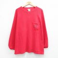ディズニー 00s 長袖Tシャツ ミニー ラグラン レッド XL | 古着
