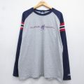 リーボック 00s ラグランTシャツ NFL スーパーボウル グレー XL | 古着