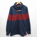 00s 長袖Tシャツ ショールカラー ネイビー XL | 古着