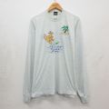 フルーツオブザルーム 90s 長袖Tシャツ カンガルーサーフィン グレー XL | 古着