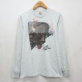 フルーツオブザルーム 90s 長袖Tシャツ バッファロー グレー M | 古着