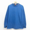 90s 長袖Tシャツ カンザスジェイホークス ブルー L | 古着