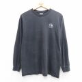 00s 長袖Tシャツ USAA ブラック M | 古着