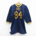 サウザンアスレチック 80s 半袖Tシャツ フットボール ネイビー M | 古着