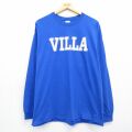 00s 長袖Tシャツ VILLA ブルー XL | 古着
