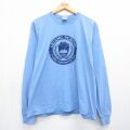 00s 長袖Tシャツ ARIANG SCHOOL ライトブルー L | 古着