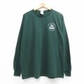 フルーツオブザルーム 00s 長袖Tシャツ DE OPPRESSO LIBER グリーン メンズXL相当 | 古着
