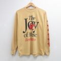 長袖ロックバンドTシャツ イエロー L | 古着