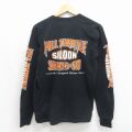 00s 長袖Tシャツ スタージス ブラック メンズM相当 | 古着